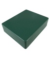 1590XX Style Aluminum Diecast Enclosure Olive Green Hammer