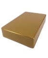 1590DD Style Aluminum Diecast Enclosure METALLIC DARK GOLD