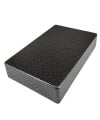 1590DD Style Aluminum Diecast Enclosure SILVER HAMMER