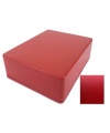 1590XX Style Aluminum Diecast Enclosure MATTE RED SAND TEXTURE