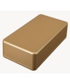 1590B Style Aluminum Diecast Enclosure METALLIC DARK CHAMPAGNE