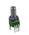 100K OHM Linear Taper Potentiometer Round Shaft PCB 9mm with Center detent