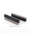 2x20 Pin 2.54mm Double Row Right Angle Female Pin Header