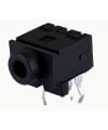 3.5mm Black Color Earphone Stereo Phone Jack
