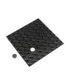 Rubber Feet Black 64pcs/Block Size 12MMx4MM for Enclosure