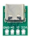 Type C USB 3.1 Female test board with PCB board