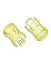 3mm LED Lampshade Protector Yellow Plastic Clip