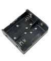 2 C Battery Holder Black