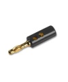 PE000037 4mm Banana Male Plug Black Gold Plated MULTICOMP PRO