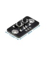 2 Bit Button Micro Switch Module Black