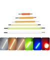 10PCS Warm white 3V 38mm LED Filament Multicolor COB EDISON Bulb