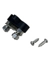Black Busbar Power Block 2 channel M8 for Car