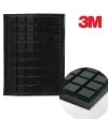 3M SJ-5007 Rubber Feet Black 54pcs/Block Size 10.4MMx2.5MM for Enclosure