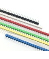 40 Pin 2.54mm Single Row Pin Header Strip Green color