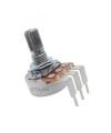 20K OHM W-Taper W20K Tone Control Potentiometer with Center Detent PCB Mount