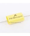 0.33uF 250V 105C 10% Axial Flat Oval Metallized Polypropylene Capacitor