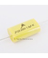1uF 250V 105C 10% Axial Flat Oval Metallized Polypropylene Capacitor