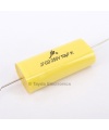10uF 250V 105C 10% Axial Flat Oval Metallized Polypropylene Capacitor