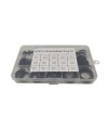 200PCS O ring Black color Silicone Rubber Kit Set