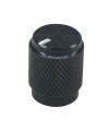 Aluminum Control Knurled knob Black color 13x16mm Shaft hole 6.4mm