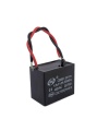 CBB61 Fan Capacitor 4.5uF 5% 450VAC 50/60Hz with Wire leads
