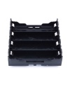 4x18650 Lithium Battery Holder Case Black PCB 8 Pin