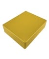 1590XX Style Aluminum Diecast Enclosure Metallic Golden water texture