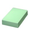1590DD Style Aluminum Diecast Enclosure Pastel Light Green