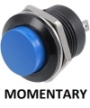 PUSH BUTTON SWITCH MOMENTARY Black Color SPST 3A 250VAC