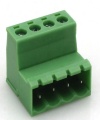 4 Pin Male Pluggable Screw Terminal Block 5.08mm KF2EDGKR Butting Style