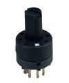 Rotary Switch 1 Pole 5 Position long Handle with White Marking