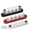 150A Red Busbar Power Block 5 channel M6(1/4") Connector for Car