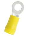 Crimp Ring Terminal Size M6 AWG 12-10