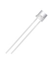	Flat Top Warm White LED 5mm Water Clear Lens