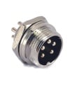 5 Pins Male circular connector 12mm GX12