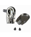 6.35mm 1/4" Stereo Right Angle Metal Plug