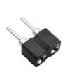 2 Pin 2.54mm DIP SIP IC Sockets Adaptor Solder Type 