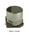 SMD 100uF 10V 85C 6.3x5.5mm Electrolytic Capacitor NICHICON