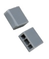 KM3.3x3.3 Push Switch Round Caps Gray Color Size 12.3x11.2mm