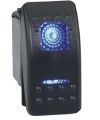 Marine Switch SPST ON-OFF 12V 20A With Blue LED 