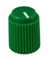 Rippel knob Green 14x17mm Shaft Hole 6.35mm