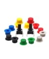 Tactile Switch Caps Blue Color 4.5x7.4mm Diameter 3.4mm