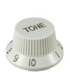 Tone Gold With White Knob With number 1 to 10 Shaft 6mmx18T