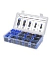60PCS Air Straight Pneumatic Fittings PU 1/2",3/8",5/6",1/4",5/32"