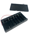 	8 x AA Battery Holder Black With Wire Leads BH5-8003