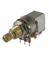 TAYDA 500K OHM Logarithmic Taper Potentiometer Push pull Spline Shaft PCB Mount