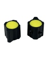 API Equalizers Black body Yellow Top 12.5x9.5mm Shaft 6.4mm