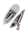 6.35mm 1/4" Stereo Insulated Dual Socket Jack 12 PCB Pins