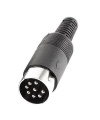 8 Pin MIDI connector Male 270 ํC