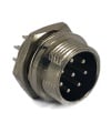 8 Pins Male circular connector 16mm GX16